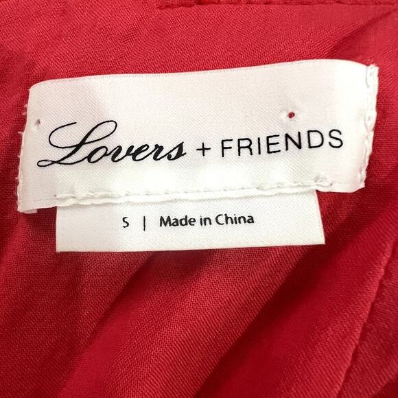 Lovers + Friends Revolve Amy Mini Dress Bodycon Red Size S - Picture 4 of 6